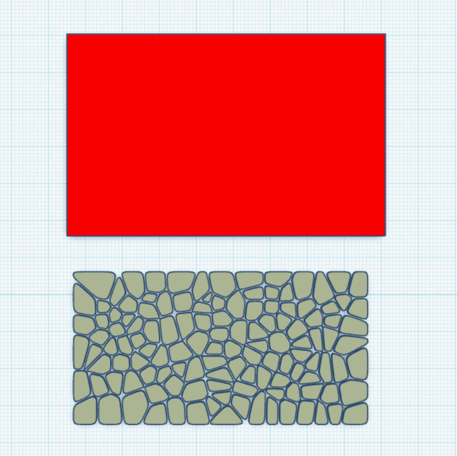 Voronoi pattern imported into Tinkercad